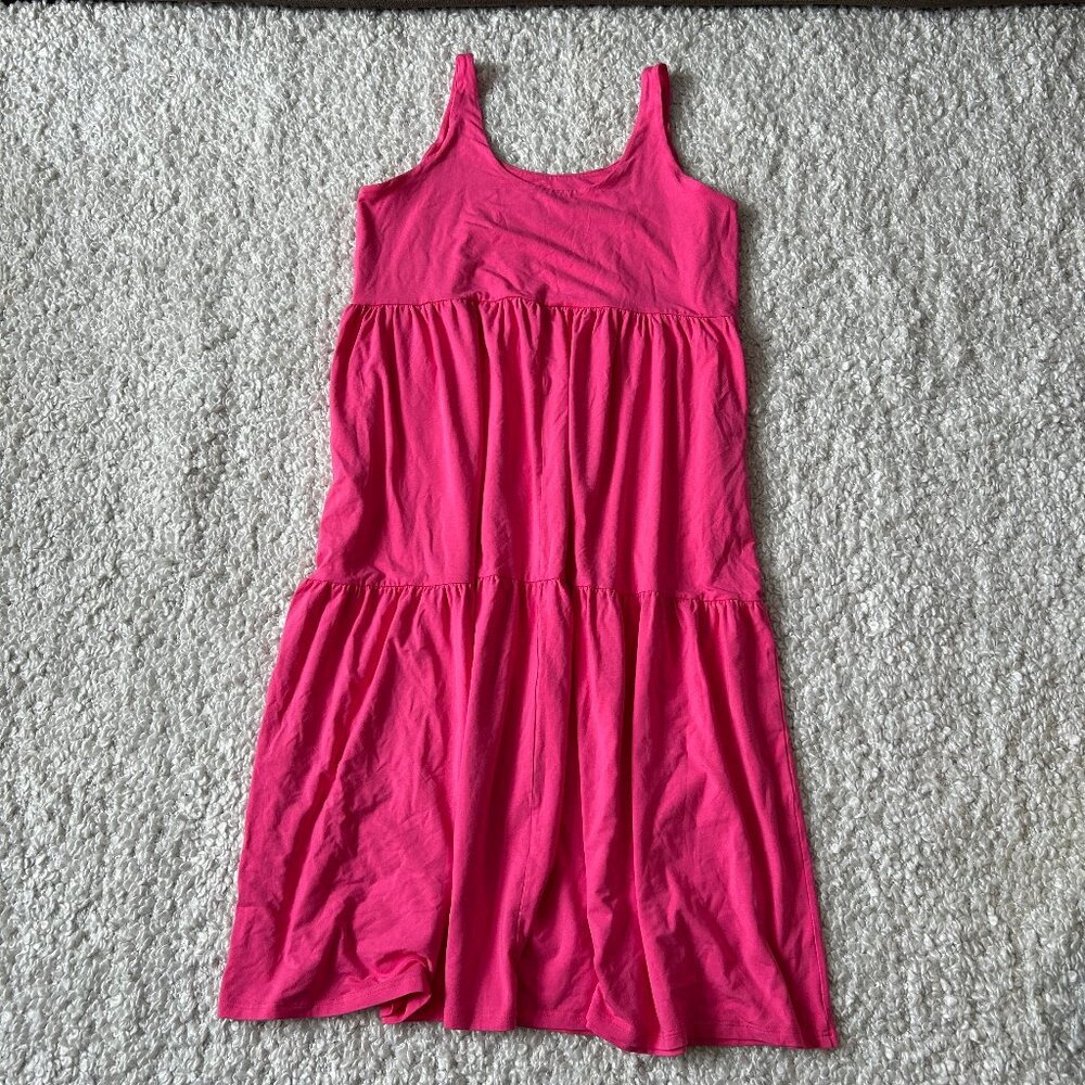 Elegant Pink Sleeveless Dress